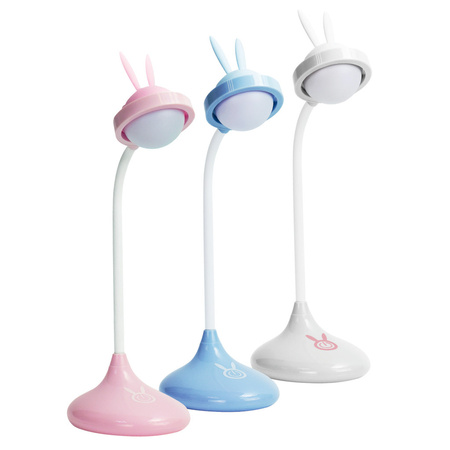 LED dekorativní noční světlo s dobíjecí baterií králík modrý GOLDLUX (Polux)