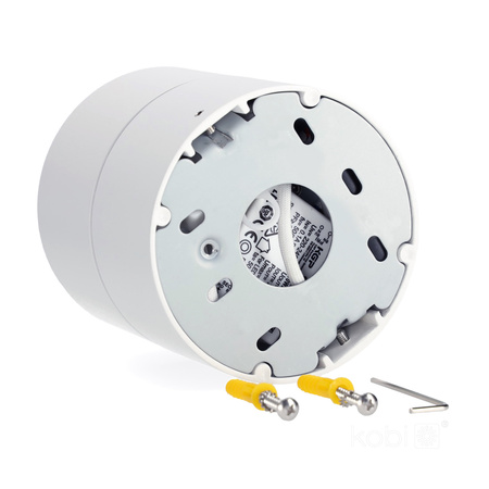 Stropní svítidlo Reflektor nastavitelný LED 9W 550lm 3000K Teplá stmívatelná CRI90 Bílá Lahti Kobi