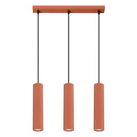 Stropní závěsné svítidlo Tuba Spot 3x GU10 Ochre Red Carbon Deep Space SL.1632 Sollux