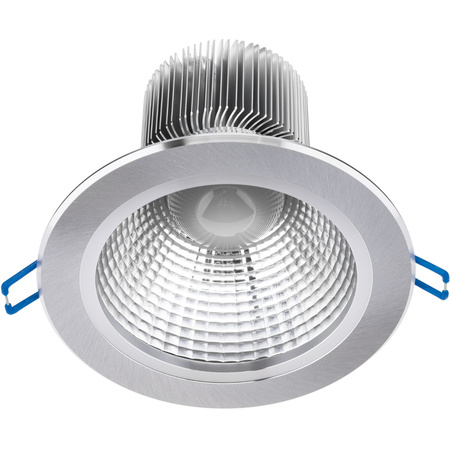 Stropní svítidlo 15W zapuštěné LED DOWNLIGHT DEEP kulaté 4000K 1200lm Stříbrné