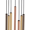 Stropní závěsné svítidlo 7x G9 zlaté moderní LASER 490 10704 Nowodvorski