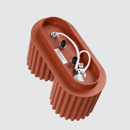 Svítidlo pro povrchovou montáž 2x GU10 hliník okrově červená Aura Deep Space SL.1800 Sollux