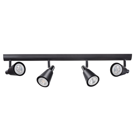 Stropní svítidlo LED GU10 s nastavitelným reflektorem Sempra Kanlux Black