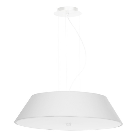 LED závěsné stropní svítidlo VEGA 5xE27 Lustr 60 cm bílý SOLLUX