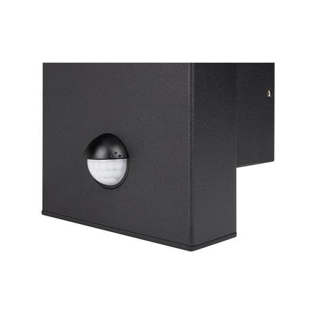 Venkovní zahradní nástěnná lampa LED 12W 4000K IP54 s pohybovým a soumrakovým senzorem