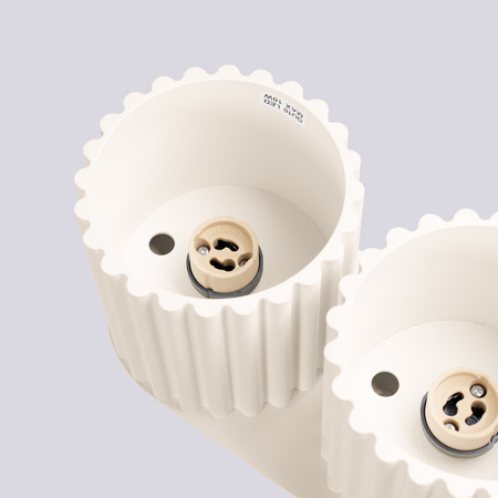 Svítidlo pro povrchovou montáž 2x GU10 Aluminum Beige Aura Deep Space SL.1790 Sollux