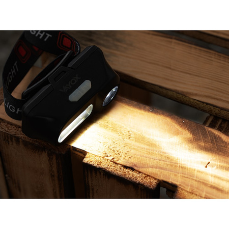 Dobíjecí čelovka XPE + COB VA0115 Vayox