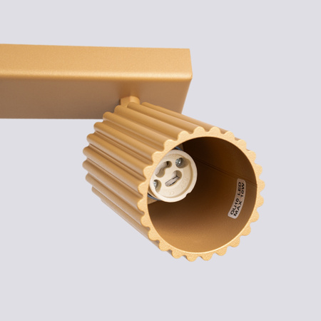 Bodové reflektorové stropní svítidlo Tuba 2x GU10 Gold Carbon Deep Space SL.1561 Sollux