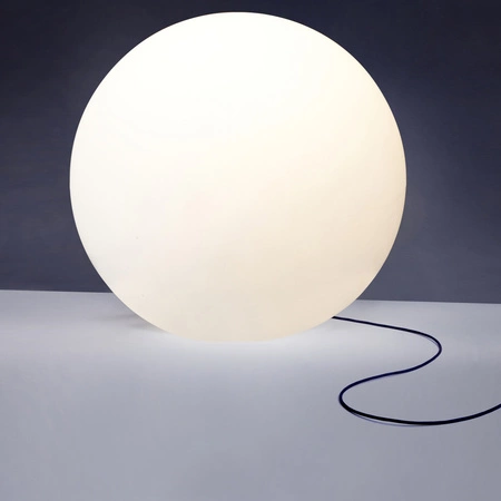 Venkovní zahradní lampa CUMULUS L 6978 E27 IP44 60 cm koule Bílá Moderní Nowodvorski