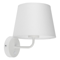 Nástěnné svítidlo MAJA WHITE stínidlo White Classic E27 1882 TK Lighting
