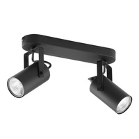 REDO BLACK Bodové reflektorové stropní svítidlo černé moderní 2xGU10 6503 TK Lighting