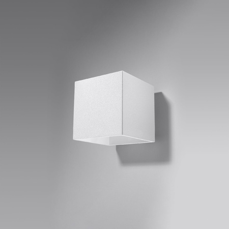 Nástěnné svítidlo QUAD 1 G9 Cube Top-Bottom Minimalist White SOLLUX