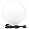 Venkovní zahradní lampa E27 bílá světelná koule 35cm 230V
