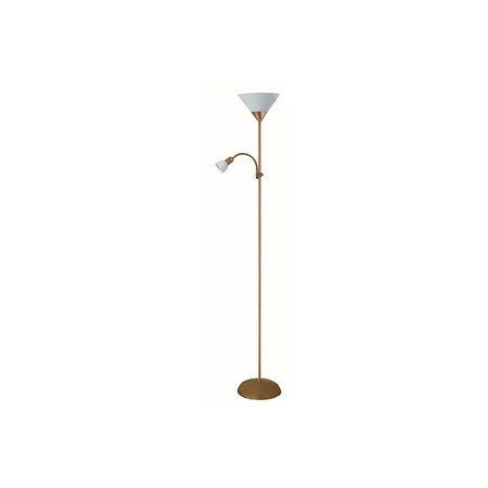 Stojací lampa E27 hnědá Classic Action 4065 Rabalux