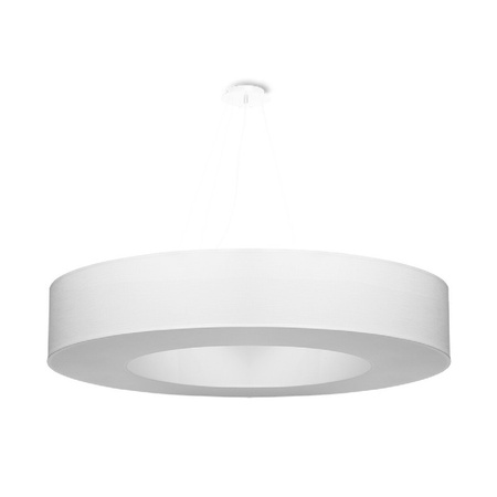 SATURNO LED závěsné stropní svítidlo 8xE27 Lustr 90cm bílý SOLLUX