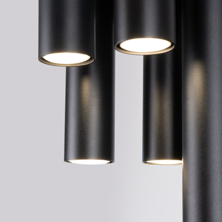 Stropní plafon Tuba Spot 5x GU10 Black Lagos Ocean Green SL.1467 Sollux