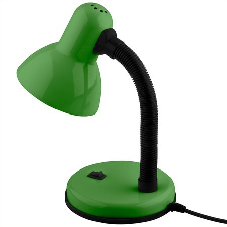 Stolní lampa Školní Noční E27, Nastavitelná Zelená LUMILED
