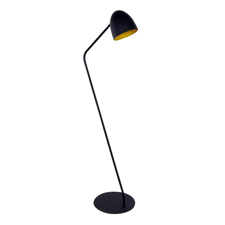 SOHO BLACK Černo-zlatá stojací lampa Loft 150 cm E27 5037 TK Lighting