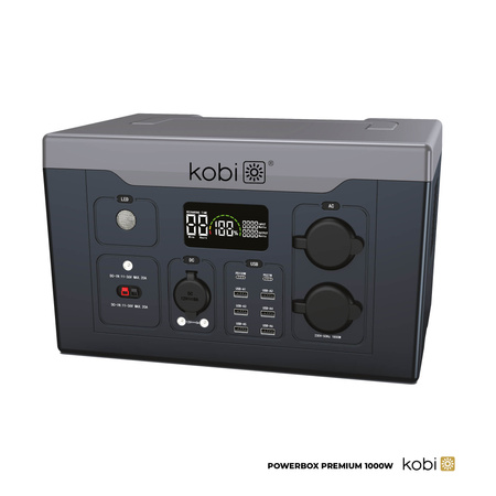 Power Bank Powerbox Přenosná mobilní napájecí stanice 1000W Premium KOBI