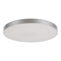 Plafond LED stropní světlo Povrchová montáž 60W 5000lm 3000-6000K CCT Stmívatelné Dálkové ovládání Časovač Stříbrná Moderní Tesia Rabalux