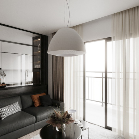 LED závěsné stropní svítidlo BELLA 3xE27 Lustr 60 cm bílý SOLLUX