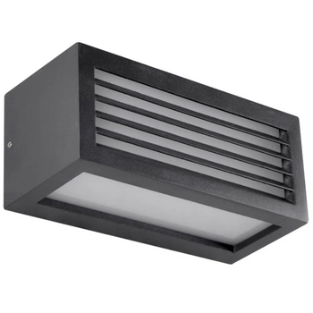 Zahradní lampa Nástěnná lampa OSAKA E27 IP54 Black GOLDLUX (Polux)