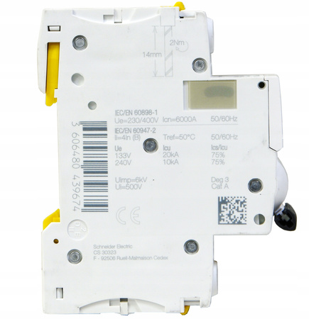 Jistič B10A 1P Schneiderova pojistka