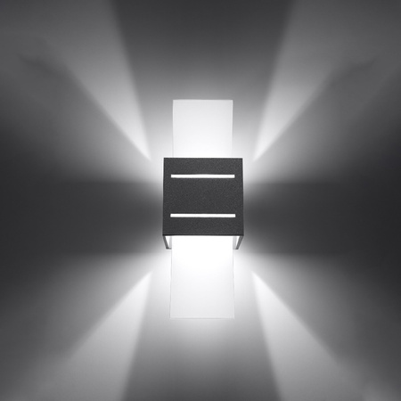 Nástěnné svítidlo LED LORETO G9 šedé SOLLUX