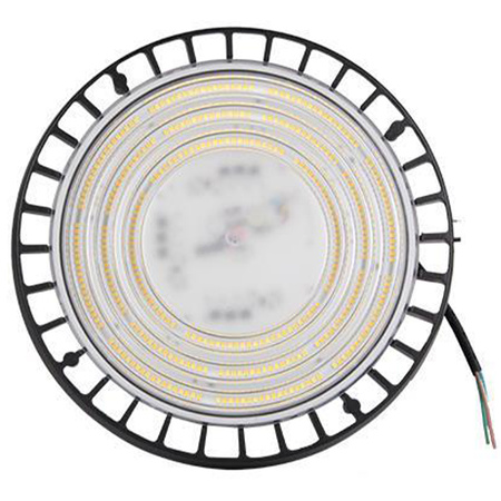 LED High Bay Industrial Pendant Lamp 150W 4000/5000/6000K CCT 90° Black IP65 Masterled