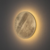 Nástěnné svítidlo LED 10W 130lm 3000K Warm Gold Modern RING WOOD LED M 10281 Nowodvorski
