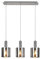 Stropní závěsné svítidlo 3x E27 Grey Donati Rabalux