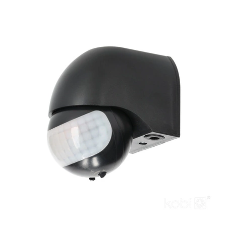 PIR detektor pohybu a soumraku LX40 180ST BLACK KOBI
