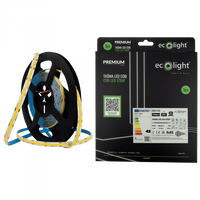 LED pásek COB 9W/m 1125lm/m 480LED/m 24V 6000K Cold IP67 Roll 5m Ecolight