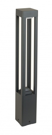 Venkovní stojací zahradní lampa POST ventilátor čtvercový FKW-800 GX53 80cm Su-Ma