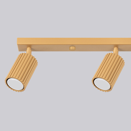 Bodové reflektorové stropní svítidlo Tuba 4x GU10 Gold Carbon Deep Space SL.1565 Sollux