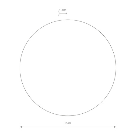 Nástěnné svítidlo LED 13W 160lm 3000K Warm Copper Modern RING LED L 10348 Nowodvorski