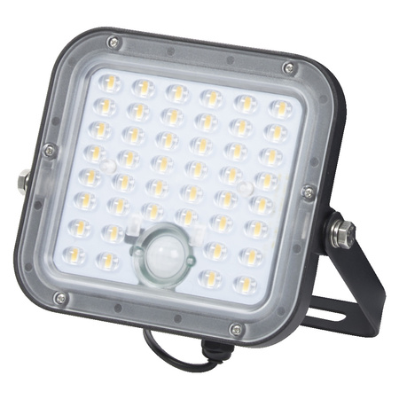 Solární reflektor LED venkovní lampa 10W 1400lm 4000K IP65 černá se senzorem pohybu a soumraku Endura Ledvance
