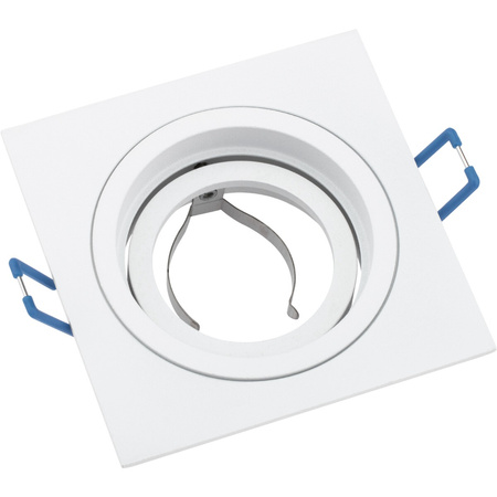 Svítidlo HALOGEN GU10 MR16 Square White CASSIO LUMILED + LED žárovka GU10 6W = 60W 580lm Neutrální