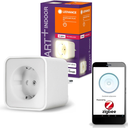 Chytrá EU napájecí zásuvka 230V 3680W 16A LEDVANCE SMART+ ZigBee