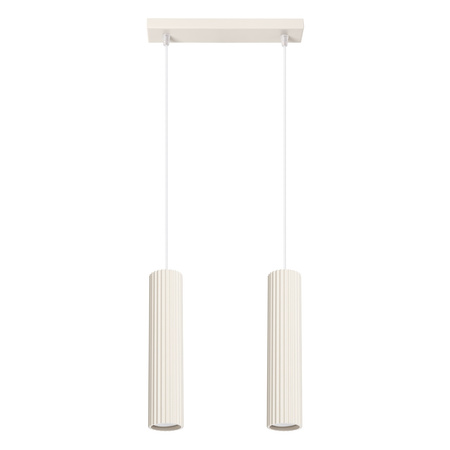 Stropní závěsné svítidlo Tuba Spot 2x GU10 Beige Carbon Deep Space SL.1593 Sollux