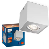 LED halogenové svítidlo pro povrchovou montáž 4,5W BOX Moving white PHILIPS