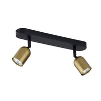 TOP BLACK/GOLD Bodový reflektor černý/zlatý Moderní 2xGU10 3303 TK Lighting