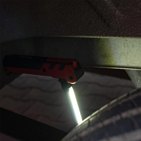 Dobíjecí dílenská svítilna skládací magnet COB + LED 140lm + 360lm VA0104 Vayox