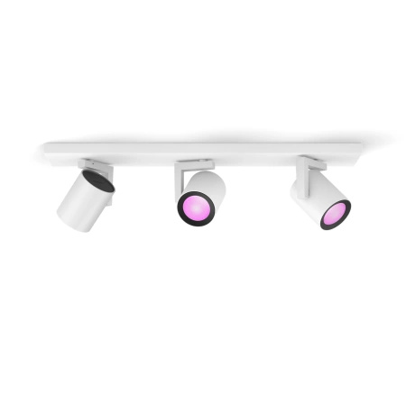 Bílá a barevná ambientní lampa Philips HUE Argenta 3x4,2W Bluetooth Zigbee