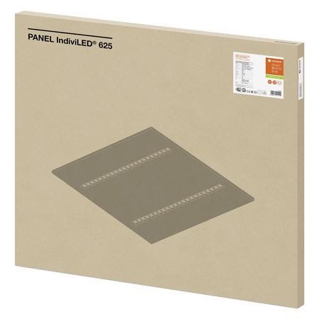 LED panel Kancelářské svítidlo Stropní svítidlo 33W 4000lm 4000K neutrální bílá zápustná montáž Bílá 62x62cm UGR16 IndiviLED® Ledvance