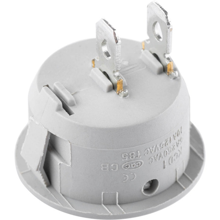 Přepínač kolébkový ON/OFF, Šedý LUMILED