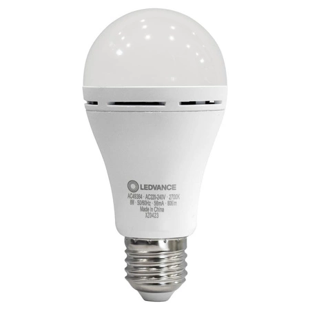 LED žárovka E27 A60 8W = 60W 806lm 2700K Warm 180° Ledvance