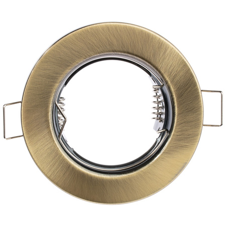 Halogenová Podhledové svítidlo GU10, MR16 Stálá Kulatá Antický Plech LUMILED