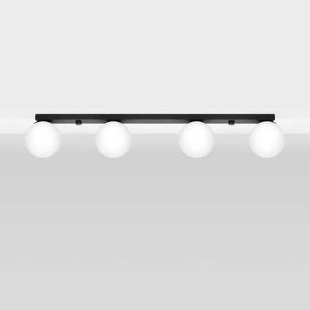 YOLI 4 4xG9 Černá moderní stropní lampa SOLLUX