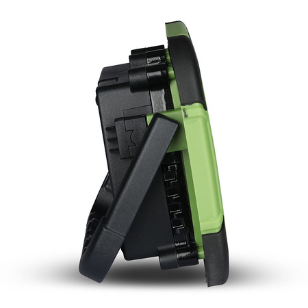 Reflektor LED 20W 1400lm 6400K IP44 zelená+černá USB Dobíjecí s funkcí SOS Samsung Chip VT-20-R V-TAC